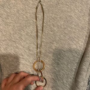 Swarovski two tone necklace